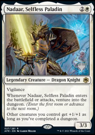 Nadaar, Selfless Paladin (Promo Pack) [Dungeons & Dragons: Adventures in the Forgotten Realms Promos] | GnG Games