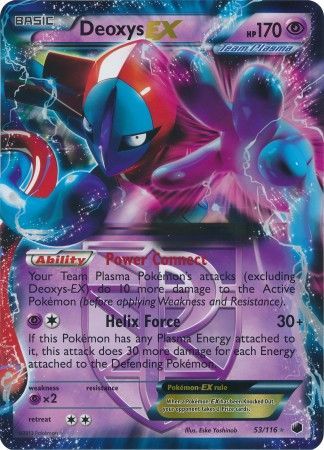 Deoxys EX (53/116) (Jumbo Card) [Black & White: Plasma Freeze] | GnG Games