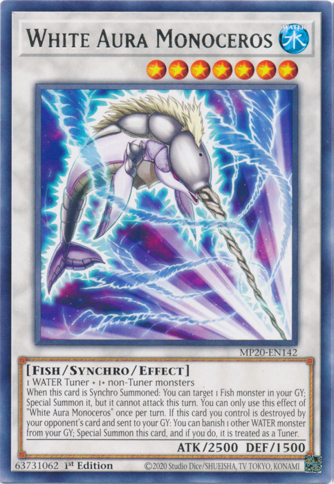 White Aura Monoceros [MP20-EN142] Rare | GnG Games