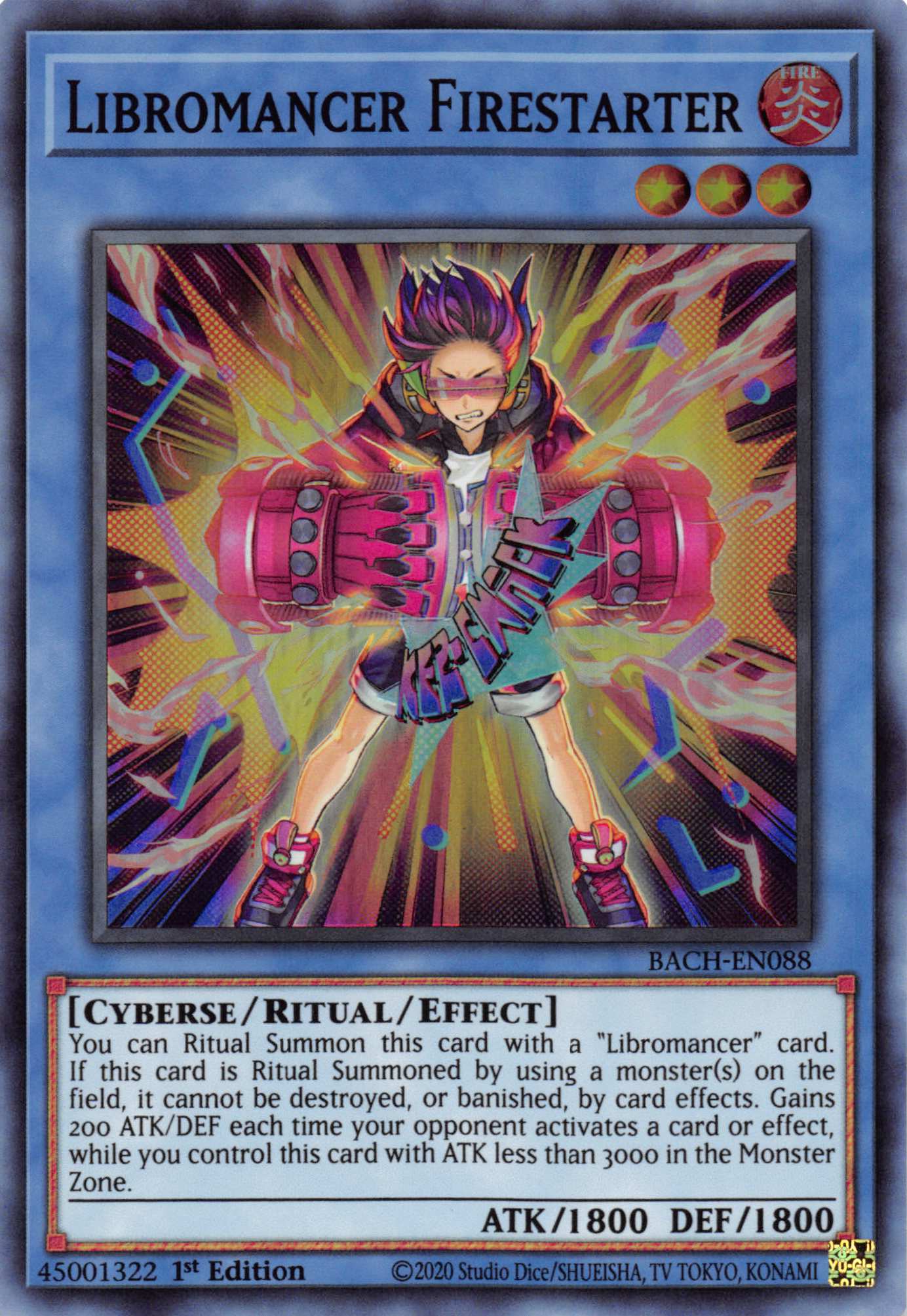 Libromancer Firestarter [BACH-EN088] Super Rare | GnG Games