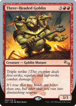 Three-Headed Goblin [Unstable] | GnG Games