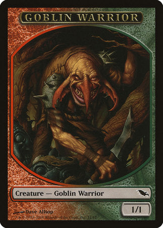 Goblin Warrior Token (Red/Green) [Shadowmoor Tokens] | GnG Games