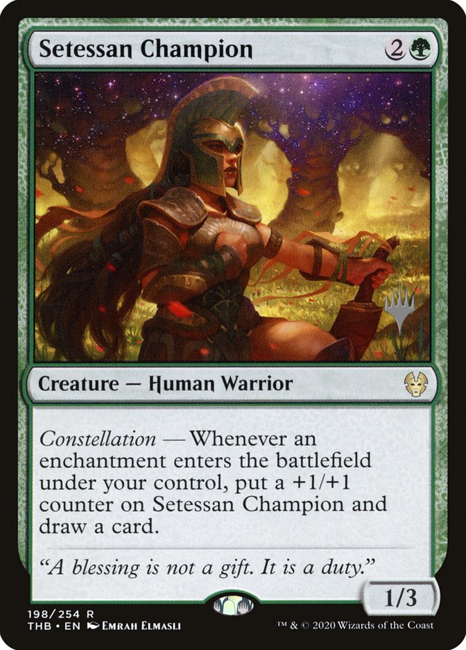 Setessan Champion (Promo Pack) [Theros Beyond Death Promos] | GnG Games