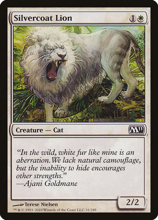 Silvercoat Lion [Magic 2011] | GnG Games