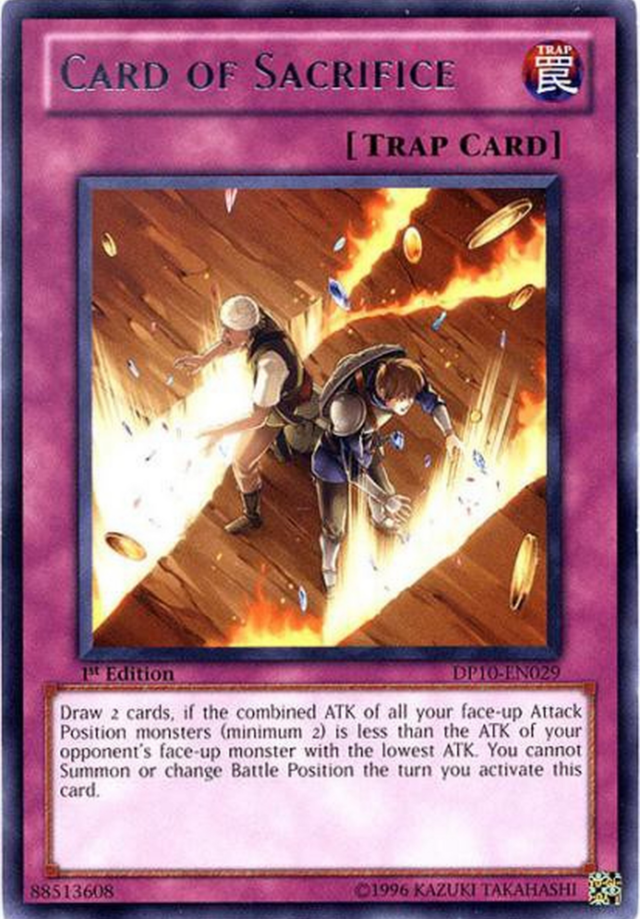 Card of Sacrifice [DP10-EN029] Rare | GnG Games