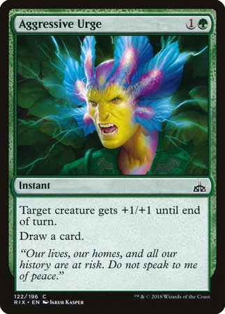 Aggressive Urge [Rivals of Ixalan] | GnG Games