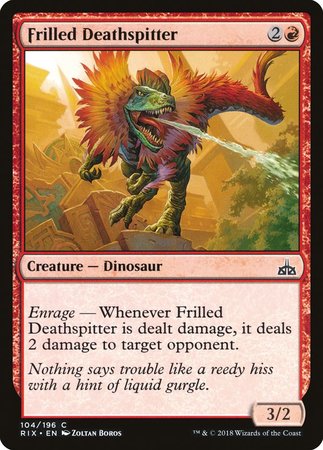 Frilled Deathspitter [Rivals of Ixalan] | GnG Games