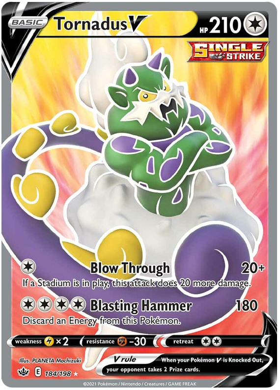 Tornadus V (184/198) [Sword & Shield: Chilling Reign] | GnG Games