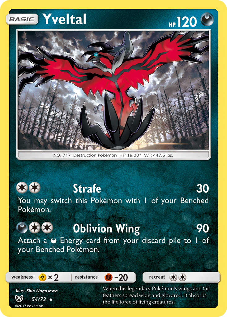 Yveltal (54/73) [Sun & Moon: Shining Legends] | GnG Games