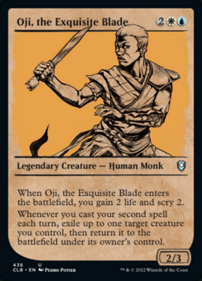 Oji, the Exquisite Blade (Showcase) [Commander Legends: Battle for Baldur's Gate] | GnG Games