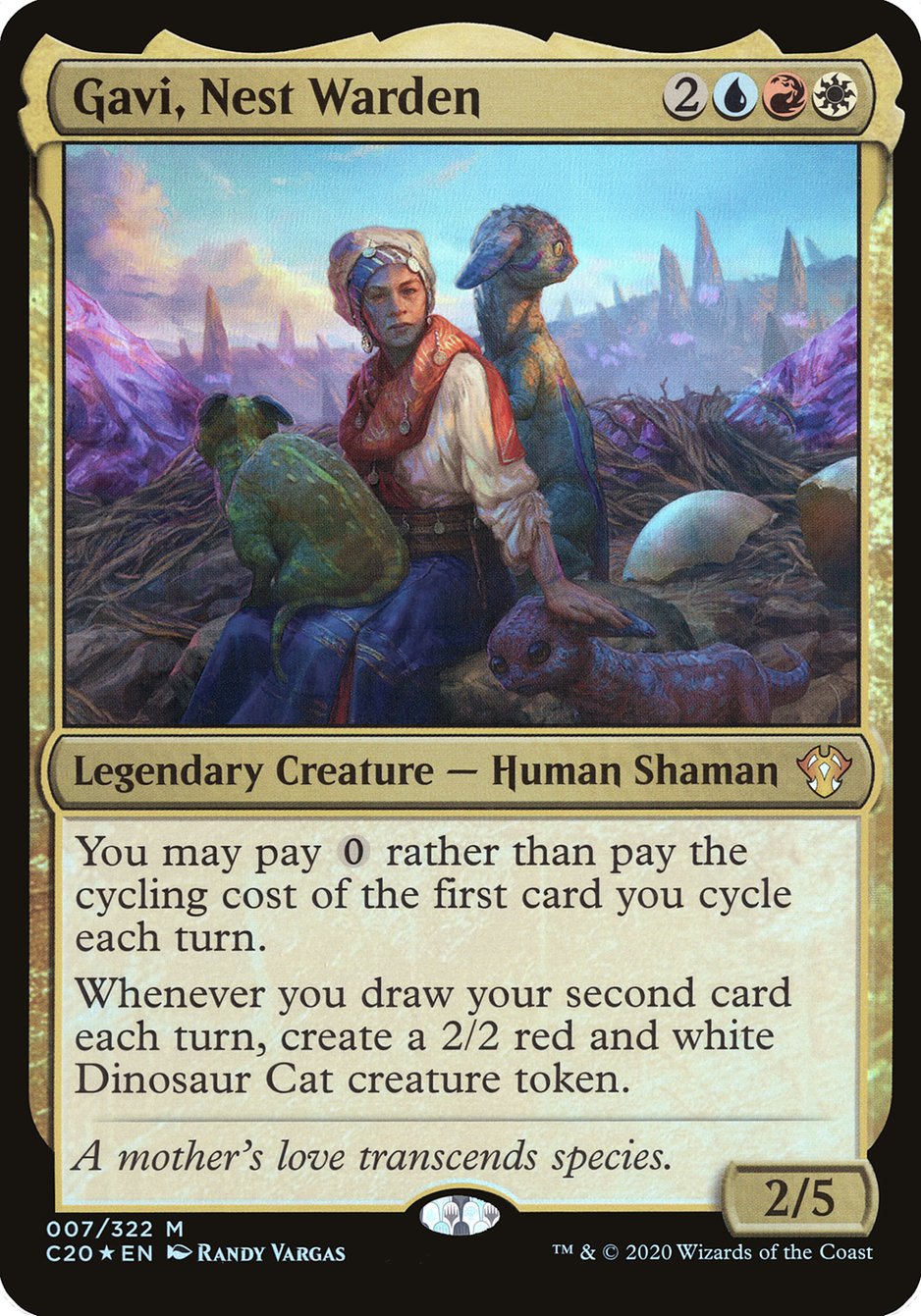 Gavi, Nest Warden (Commander 2020) [Oversize Cards] | GnG Games