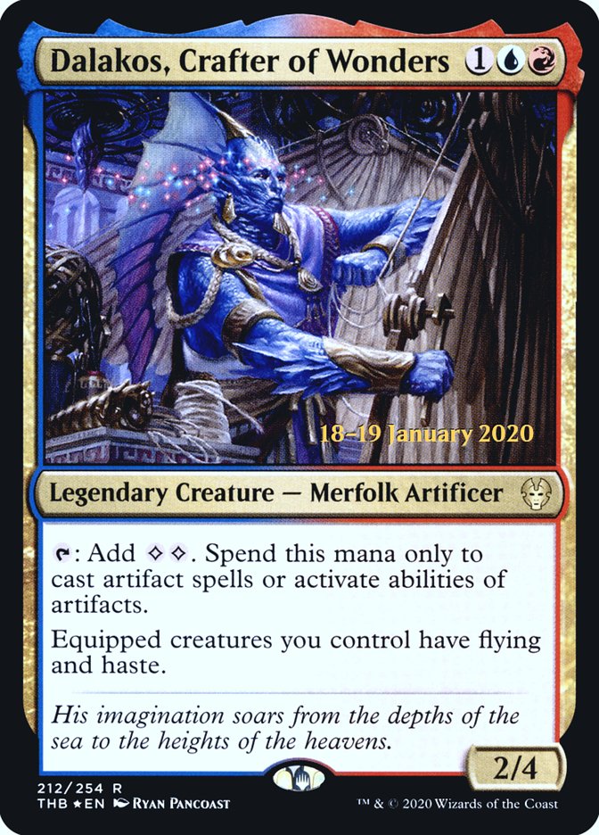 Dalakos, Crafter of Wonders [Theros Beyond Death Prerelease Promos] | GnG Games