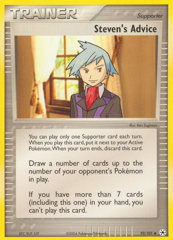 Steven's Advice (92/101) [EX: Hidden Legends] | GnG Games