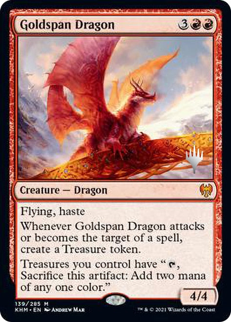 Goldspan Dragon [Kaldheim Promo Pack] | GnG Games