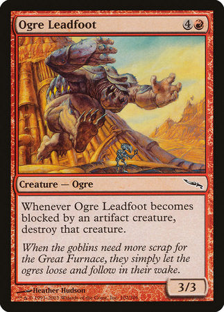 Ogre Leadfoot [Mirrodin] | GnG Games