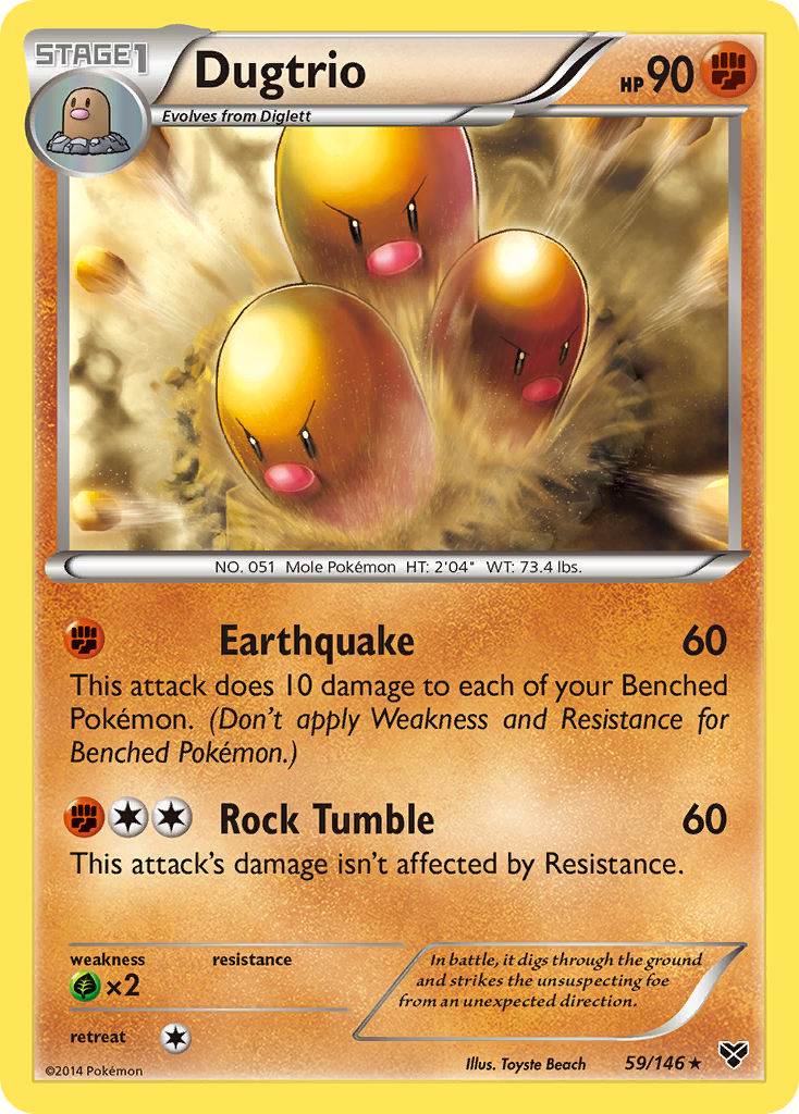 Dugtrio (59/146) [XY: Base Set] | GnG Games