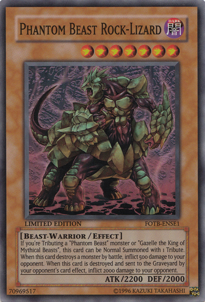 Phantom Beast Rock-Lizard [FOTB-ENSE1] Super Rare | GnG Games