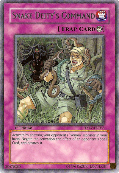 Snake Deity's Command [TAEV-EN068] Rare | GnG Games