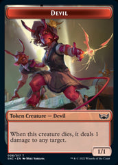 Devil // Rogue Double-sided Token [Streets of New Capenna Tokens] | GnG Games