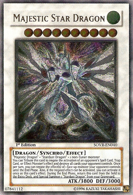 Majestic Star Dragon [SOVR-EN040] Ultimate Rare | GnG Games