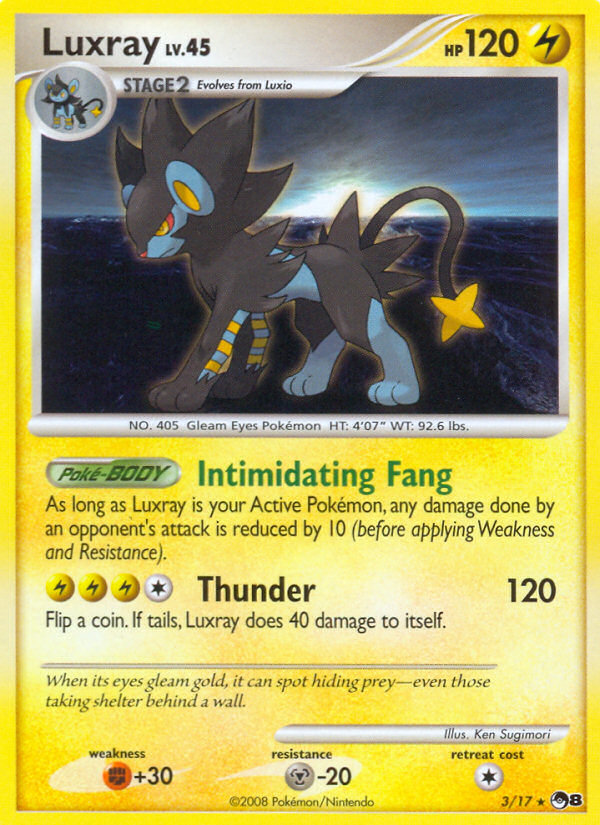 Luxray (3/17) [POP Series 8] | GnG Games