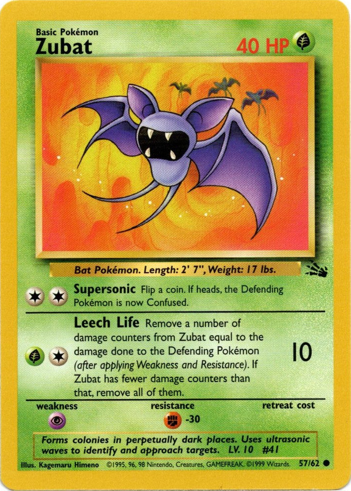 Zubat (57/62) [Fossil Unlimited] | GnG Games