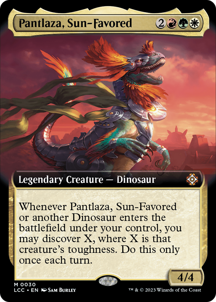 Pantlaza, Sun-Favored (Extended Art) [The Lost Caverns of Ixalan Commander] | GnG Games