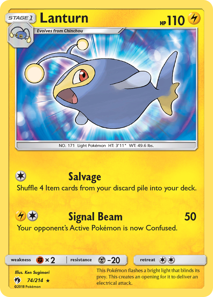Lanturn (74/214) [Sun & Moon: Lost Thunder] | GnG Games