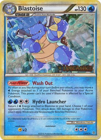 Blastoise (13/95) (Prerelease Promo) [HeartGold & SoulSilver: Black Star Promos] | GnG Games