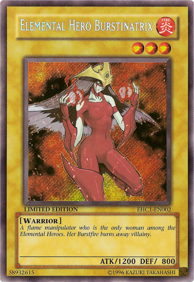 Elemental HERO Burstinatrix [EHC1-EN002] Secret Rare | GnG Games