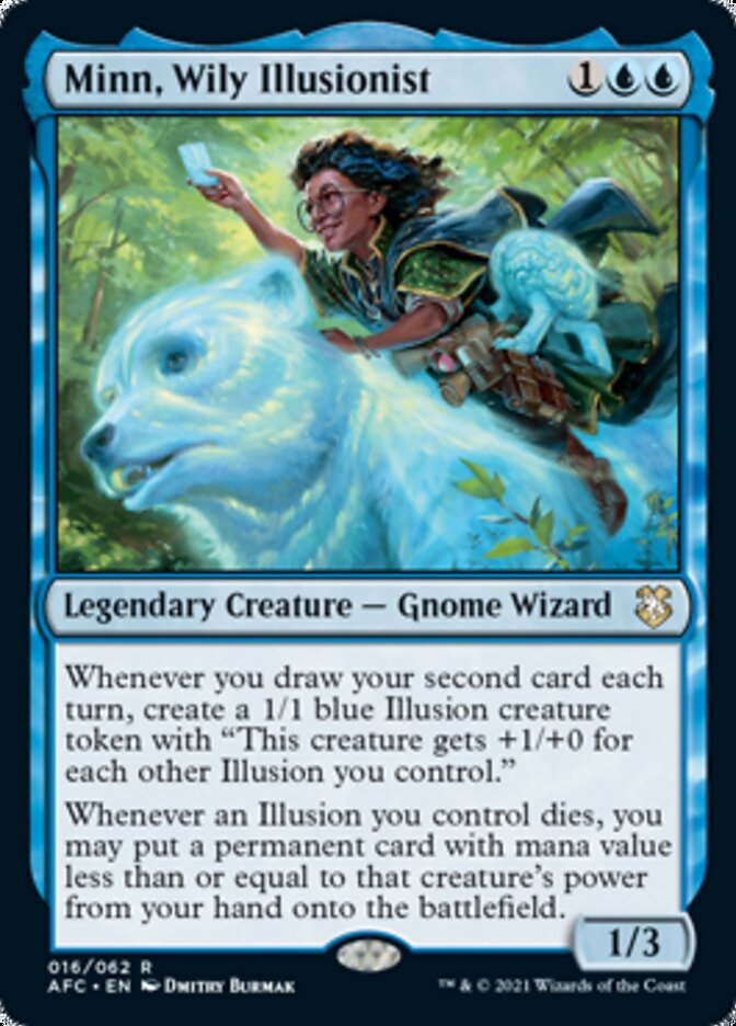 Minn, Wily Illusionist [Dungeons & Dragons: Adventures in the Forgotten Realms Commander] | GnG Games