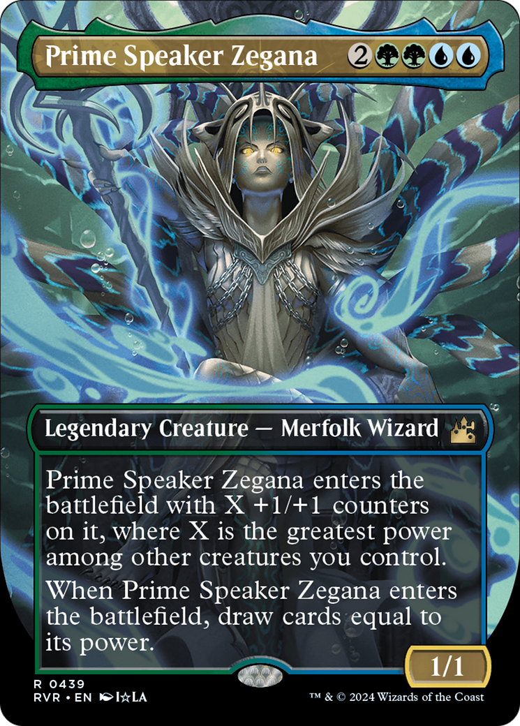 Prime Speaker Zegana (Anime Borderless) [Ravnica Remastered] | GnG Games