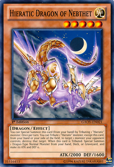 Hieratic Dragon of Nebthet [GAOV-EN021] Common | GnG Games