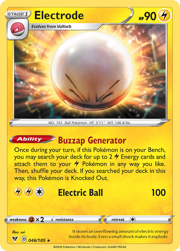 Electrode (046/185) [Sword & Shield: Vivid Voltage] | GnG Games