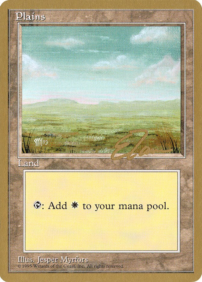 Plains (et364) (Eric Tam) [Pro Tour Collector Set] | GnG Games