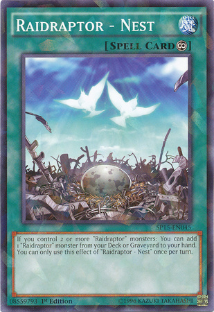Raidraptor - Nest [SP15-EN045] Shatterfoil Rare | GnG Games