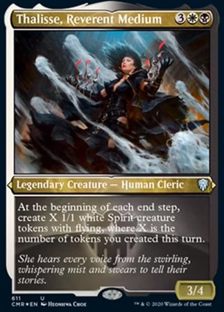 Thalisse, Reverent Medium (Foil Etched) [Commander Legends] | GnG Games