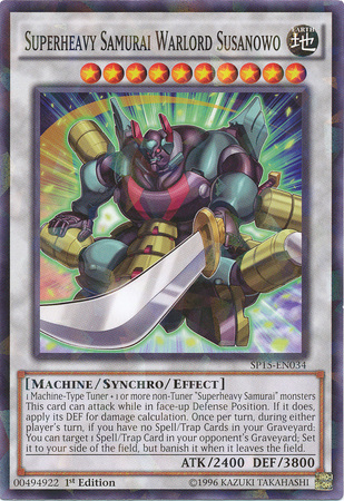 Superheavy Samurai Warlord Susanowo [SP15-EN034] Shatterfoil Rare | GnG Games