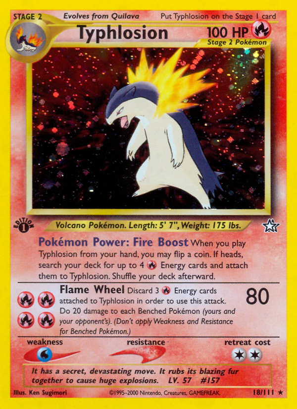 Typhlosion (18/111) [Neo Genesis 1st Edition] | GnG Games