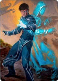 Jace, Mirror Mage 1 Art Card [Zendikar Rising Art Series] | GnG Games