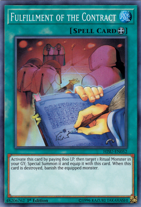 Fulfillment of the Contract [HISU-EN052] Super Rare | GnG Games