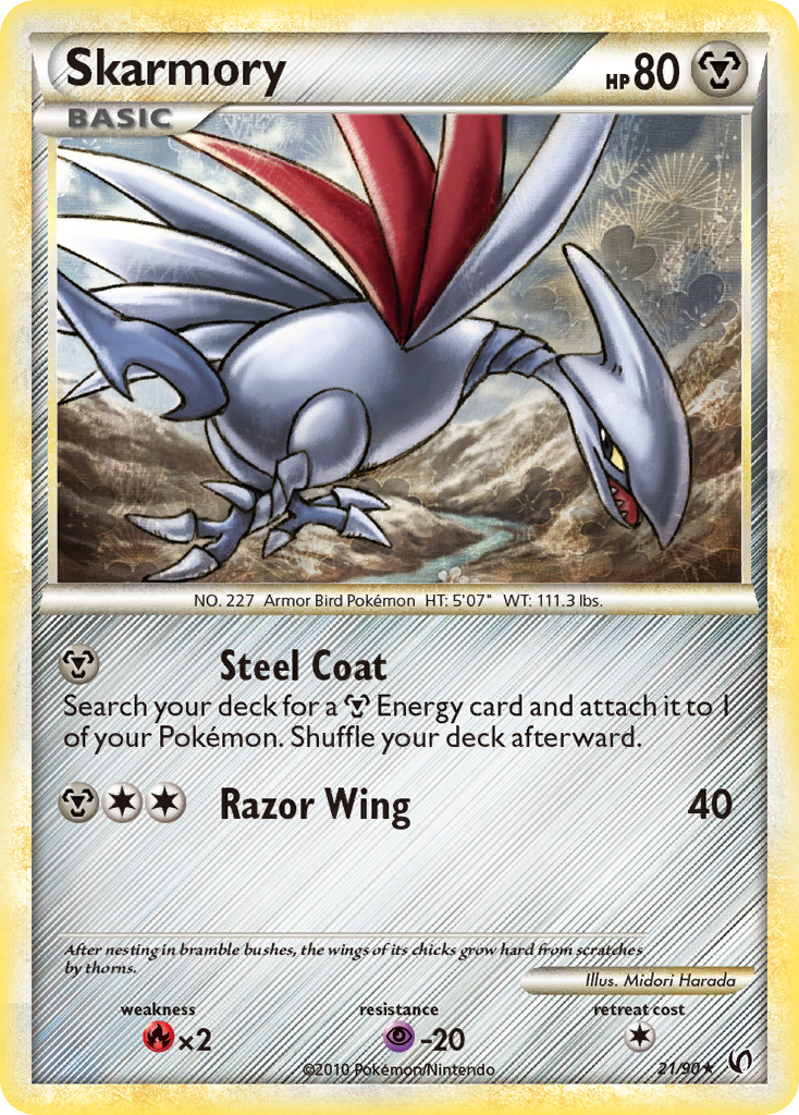 Skarmory (21/90) [HeartGold & SoulSilver: Undaunted] | GnG Games