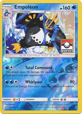 Empoleon (34/156) (League Promo) [Sun & Moon: Ultra Prism] | GnG Games