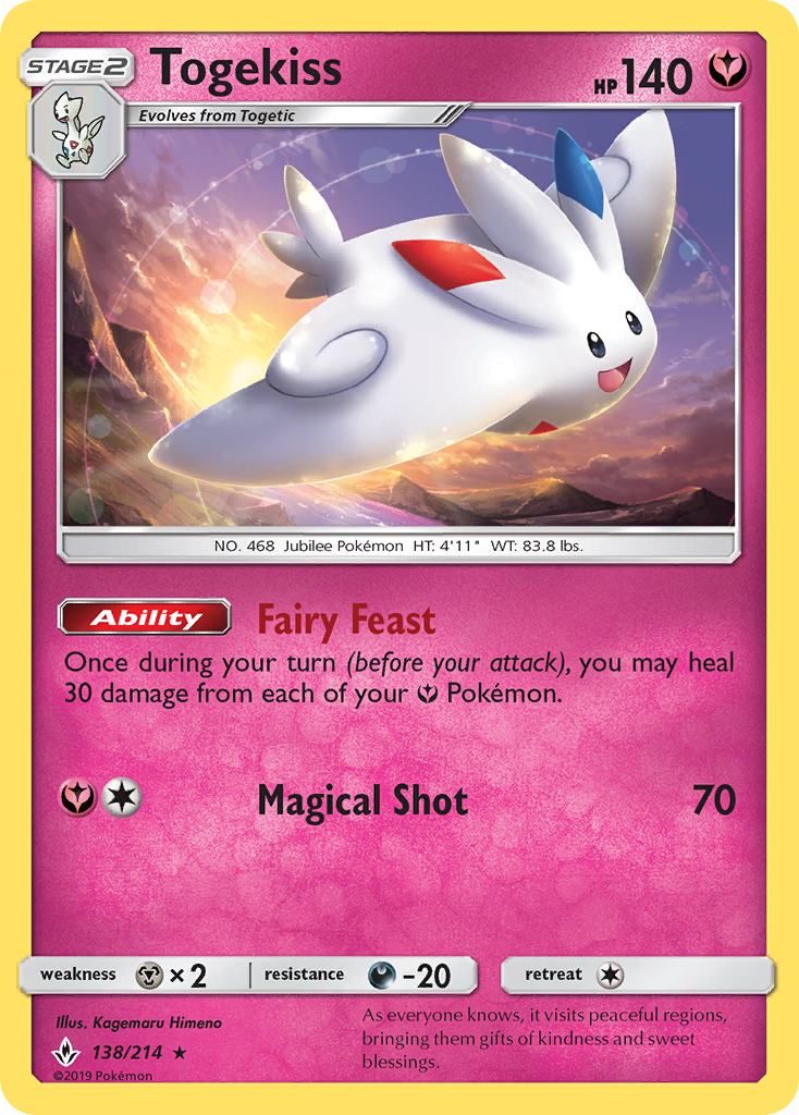 Togekiss (138/214) [Sun & Moon: Unbroken Bonds] | GnG Games