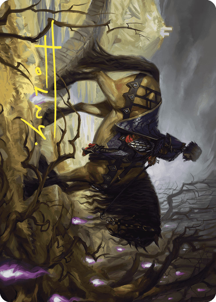 Rowan's Grim Search Art Card (Gold-Stamped Signature) [Wilds of Eldraine Art Series] | GnG Games