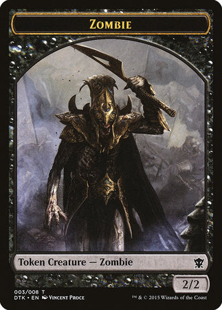 Zombie Token [Dragons of Tarkir Tokens] | GnG Games