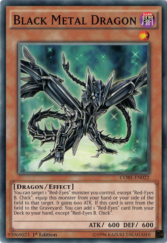 Black Metal Dragon [CORE-EN022] Common | GnG Games