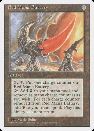 Red Mana Battery [Fourth Edition] | GnG Games