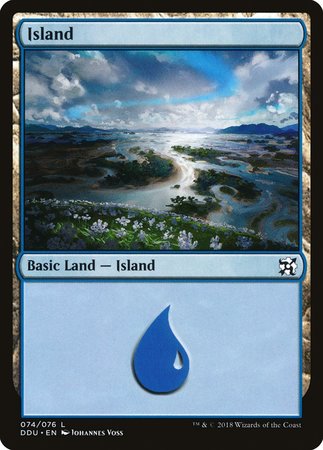 Island (74) [Duel Decks: Elves vs. Inventors] | GnG Games