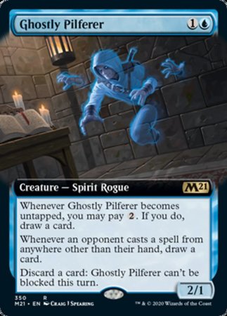 Ghostly Pilferer (Extended Art) [Core Set 2021] | GnG Games